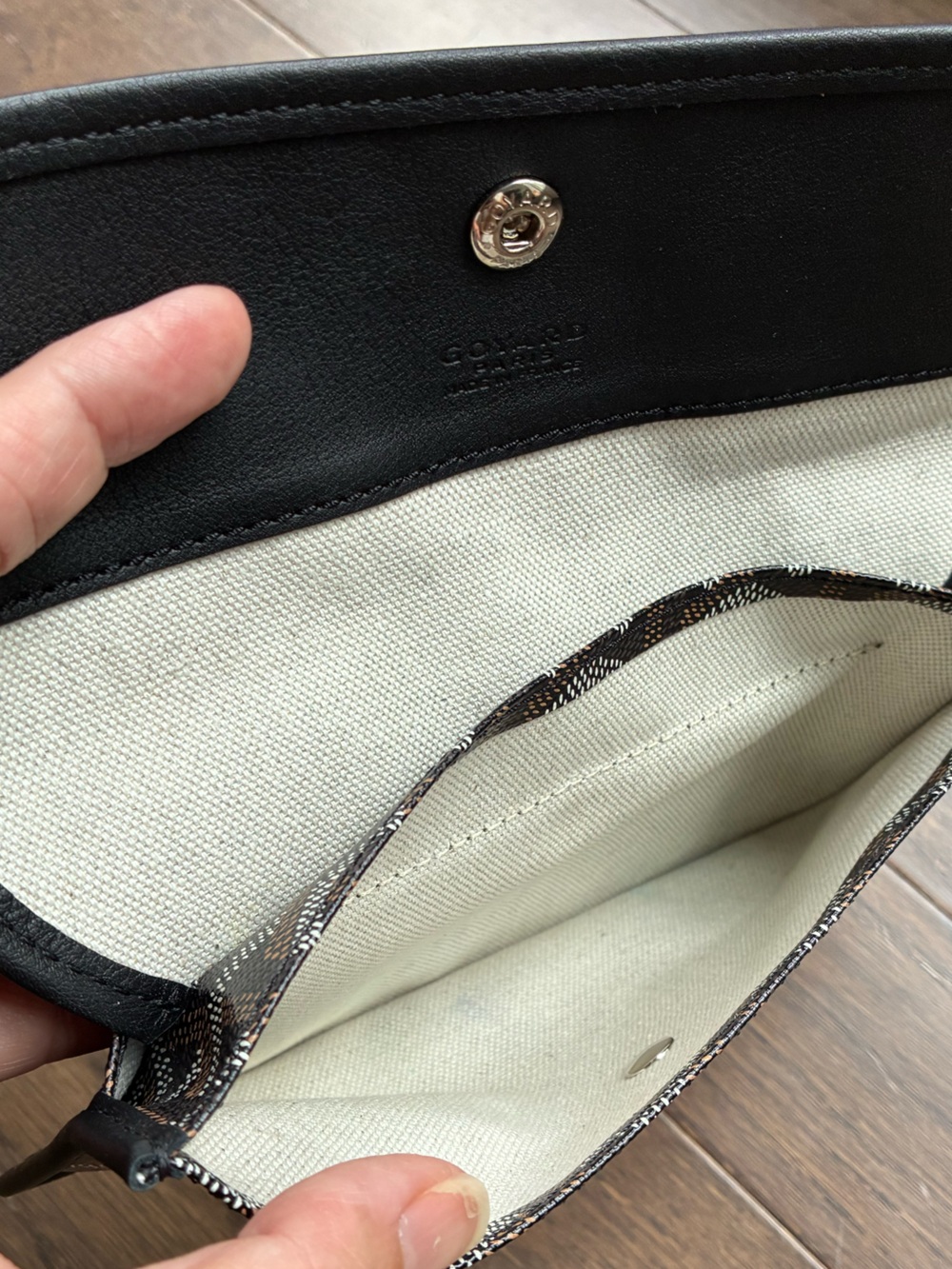 Goyard St.Louis GM Pouch. - Picture 9 of 11